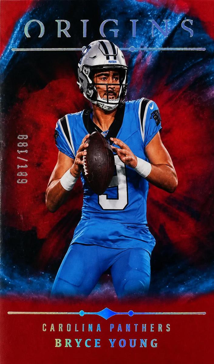 2024 Panini Origins Football Red Bryce Young #100 PSA 7