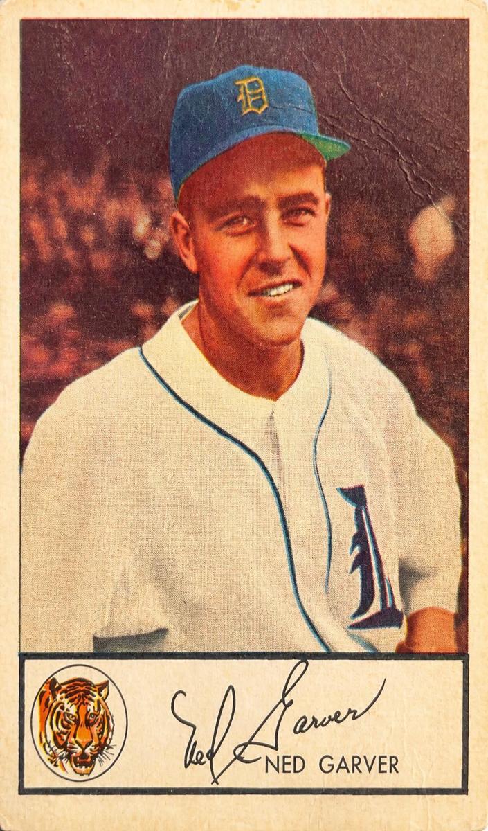 1953 Glendale Hot Dogs Tigers Baseball Ned Garver #NNO