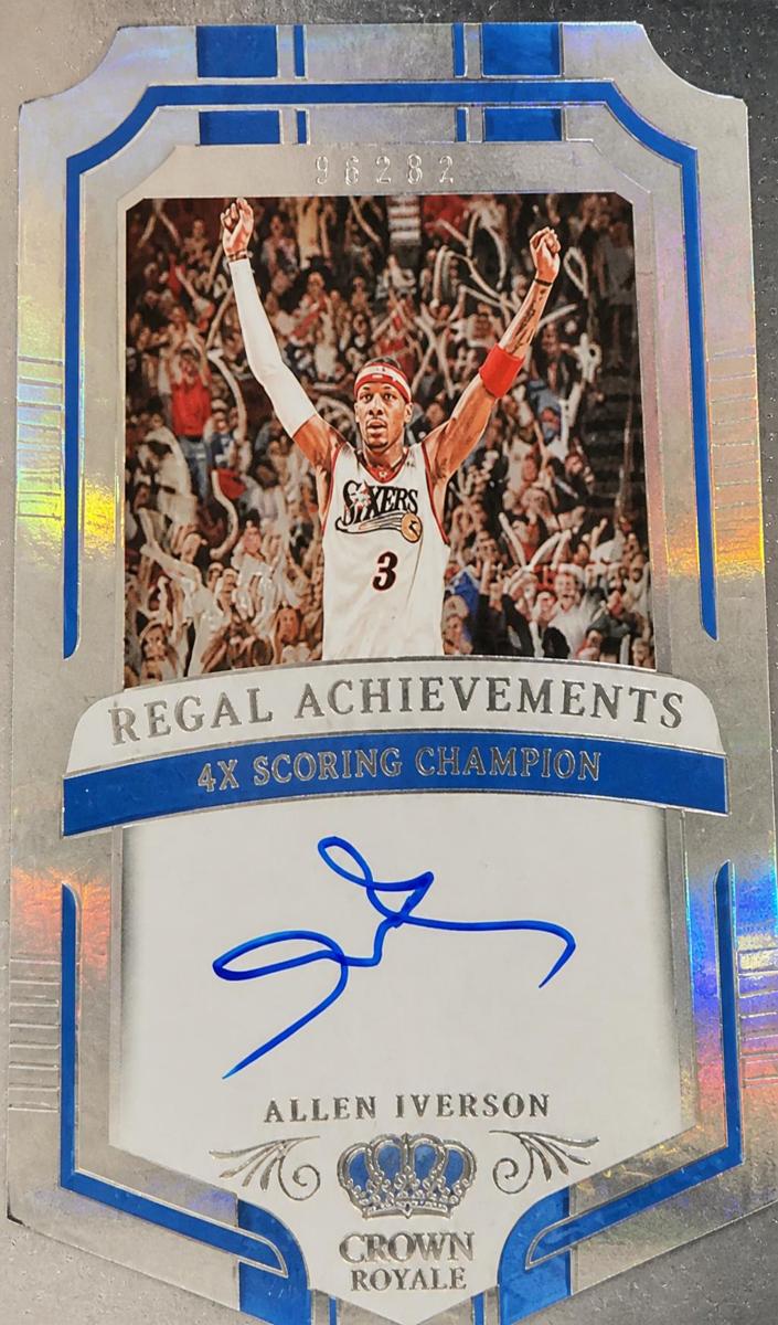 2023 Panini Crown Royale Basketball Allen Iverson #RA-IVE