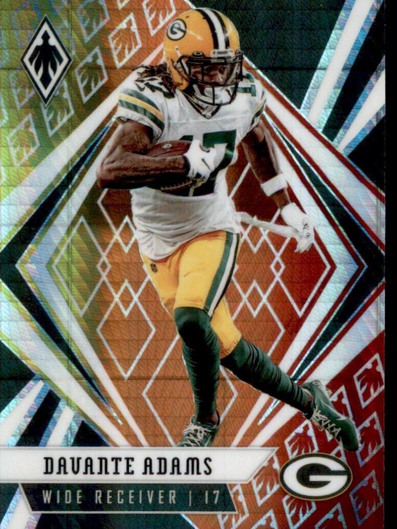 2020 Panini Phoenix Football Fire Burst Davante Adams #21