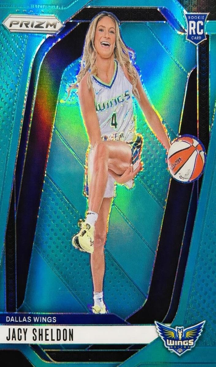 2024 Panini Prizm WNBA Basketball Teal Jacy Sheldon #141 PSA 10