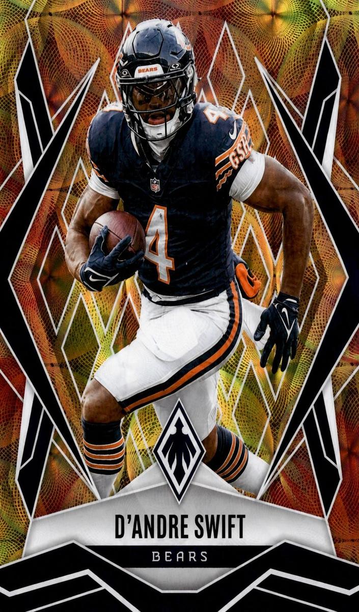 2025 Panini Phoenix Football FireBurst D'Andre Swift #123