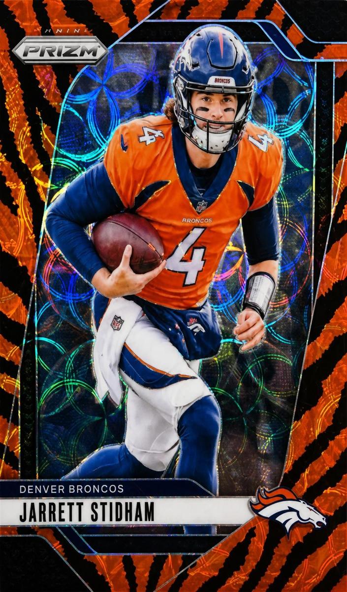 2024 Panini Prizm Football Choice Tiger Stripe Jarrett Stidham #83
