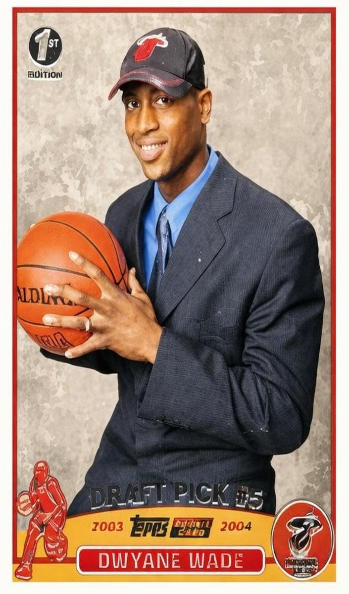 2003 Topps 1st Edition Basketball Dwyane Wade #225 PSA 10