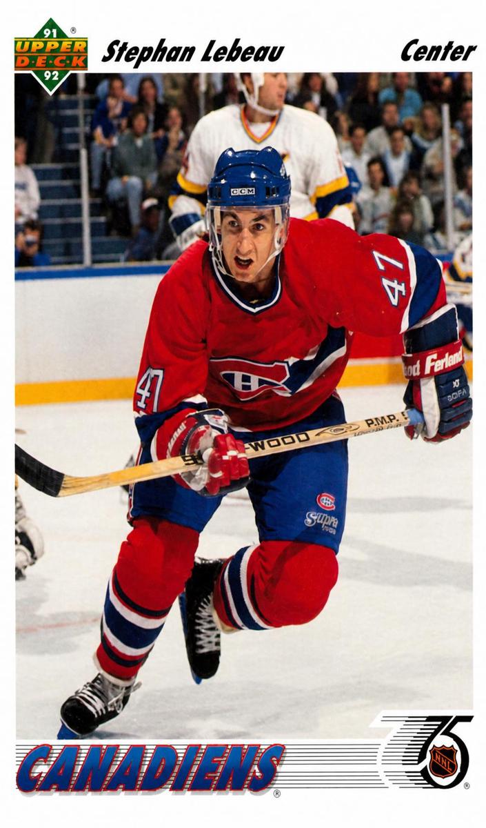 1991 Upper Deck Hockey Stephan Lebeau #261