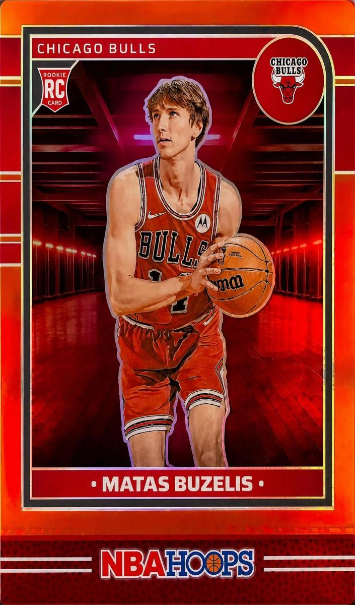 2024 Panini Hoops Basketball Premium Orange Matas Buzelis #241