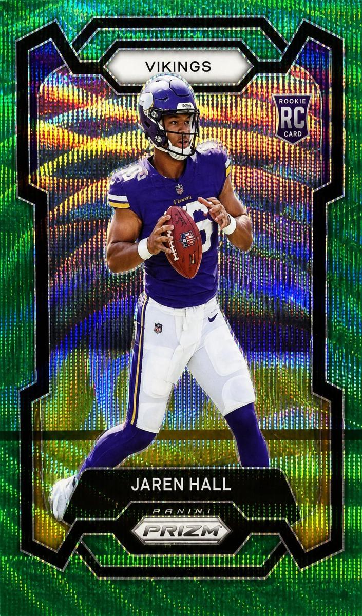 2023 Panini Prizm Football Green Wave Jaren Hall #367