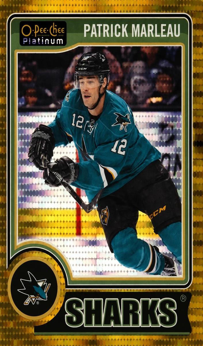 2014 O-Pee-Chee Platinum Hockey Seismic Gold Patrick Marleau #58 PSA 10