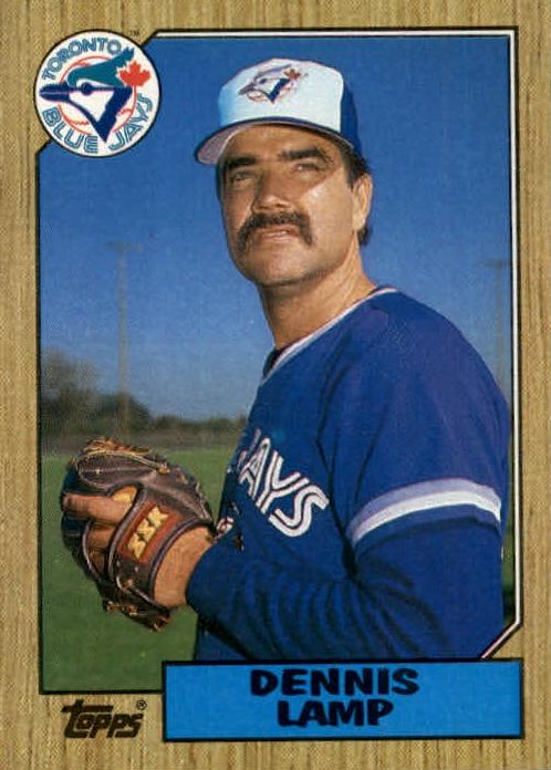 1987 Topps Baseball Dennis Lamp #768