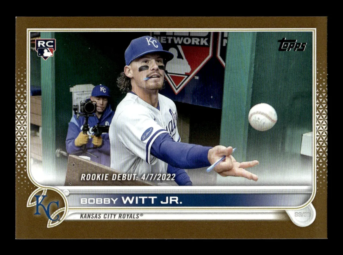 2022 Topps Update Baseball Gold Bobby Witt Jr. #US187 PSA 10