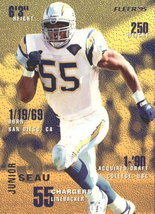 1995 Fleer Football Junior Seau #338
