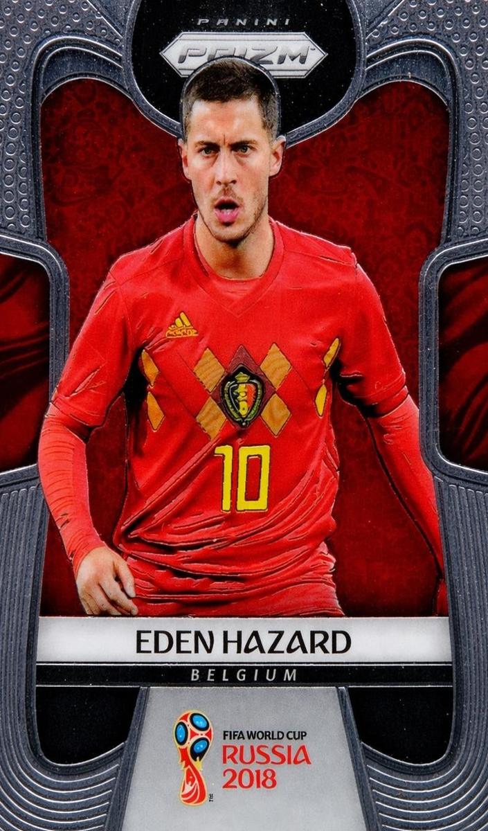 2018 Panini Prizm World Cup Soccer Eden Hazard #13 PSA 9