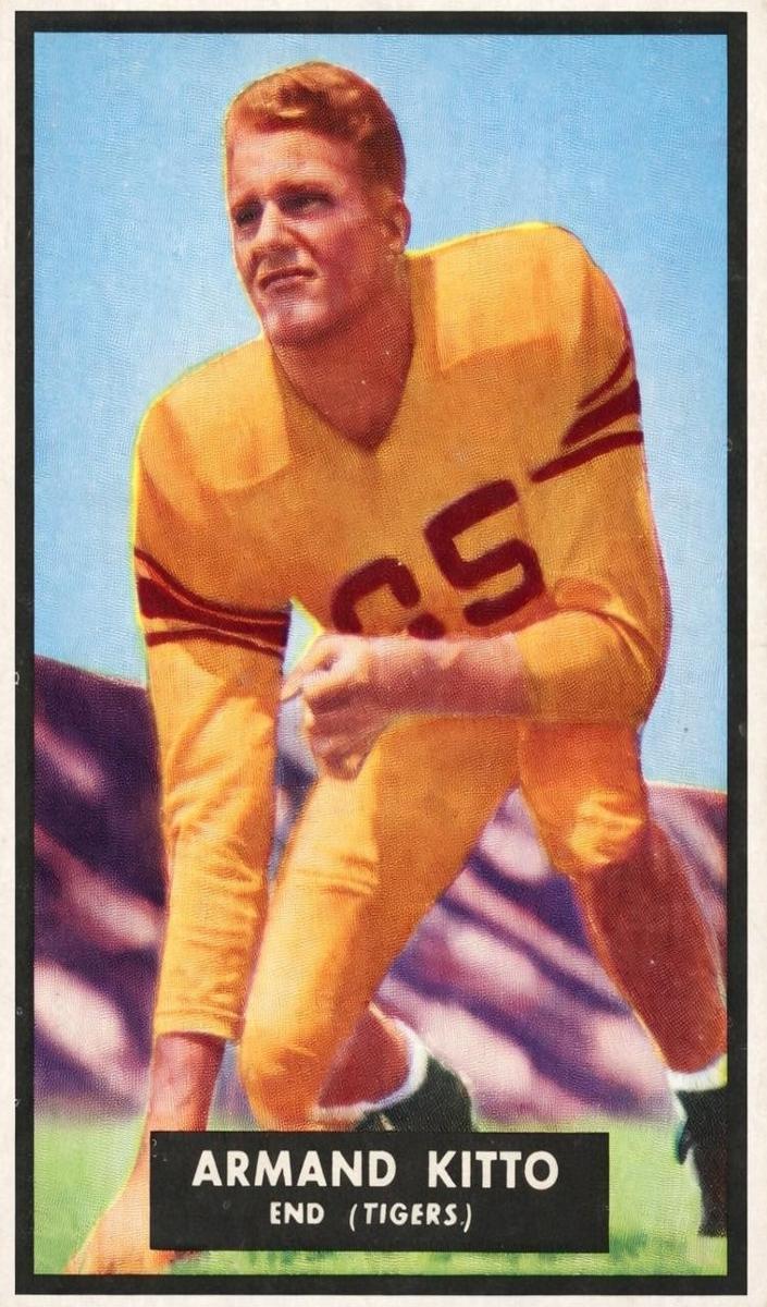 1951 Topps Magic Football Armand Kitto #45