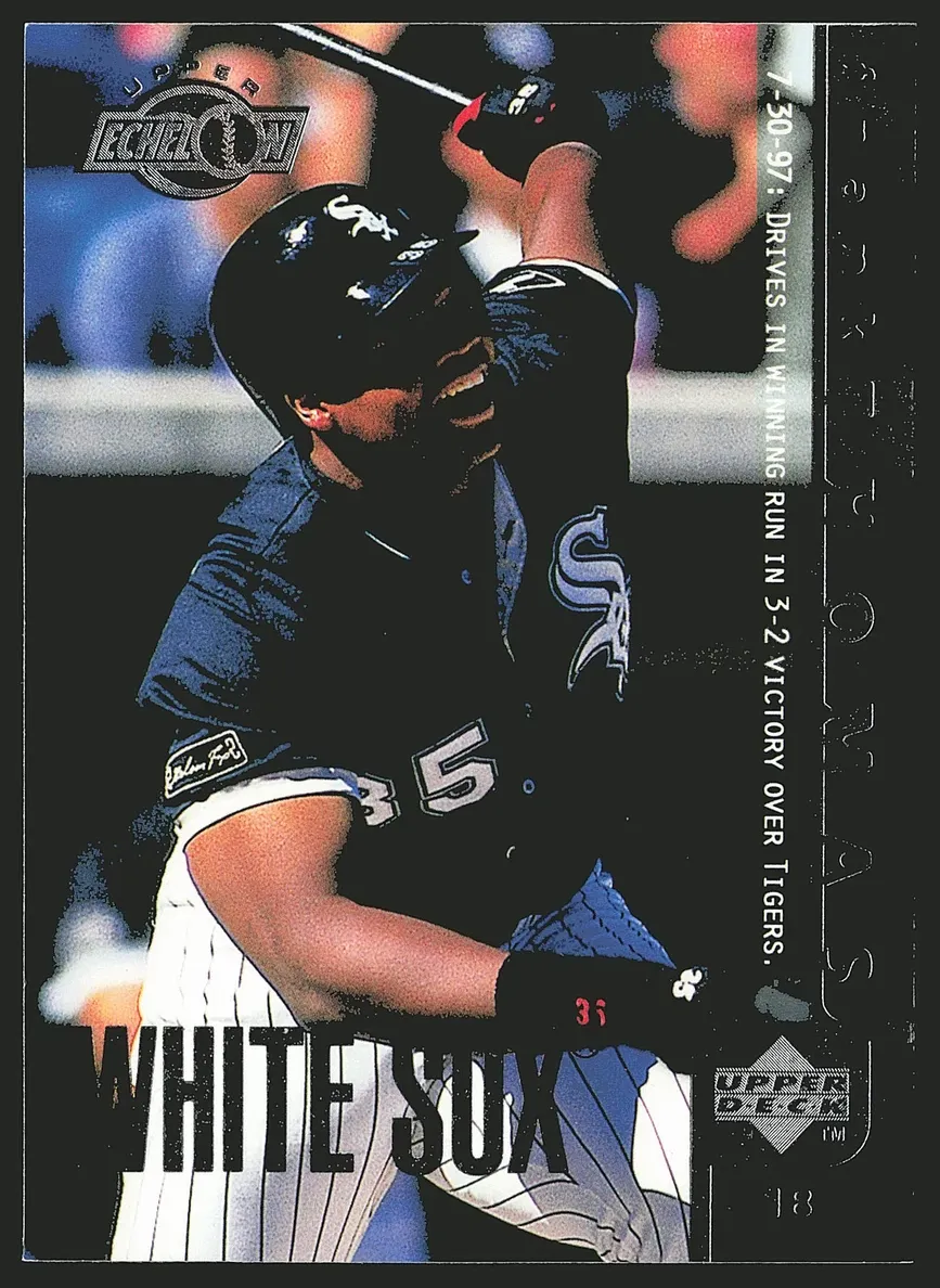 1998 Upper Deck Baseball Frank Thomas #459