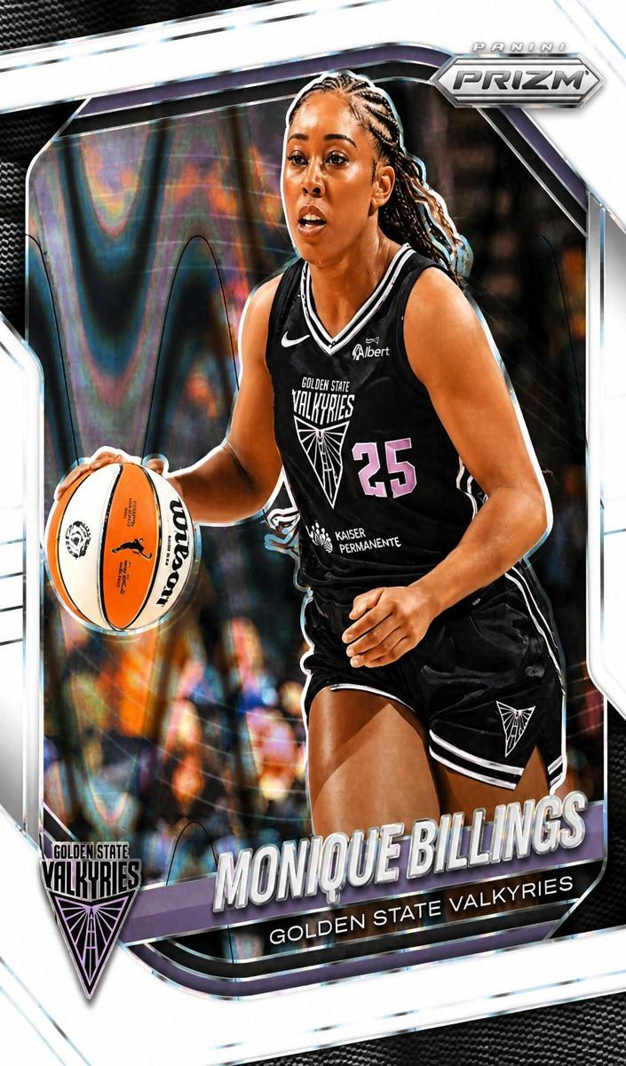 2025 Panini Prizm WNBA Basketball White Seismic Monique Billings #99