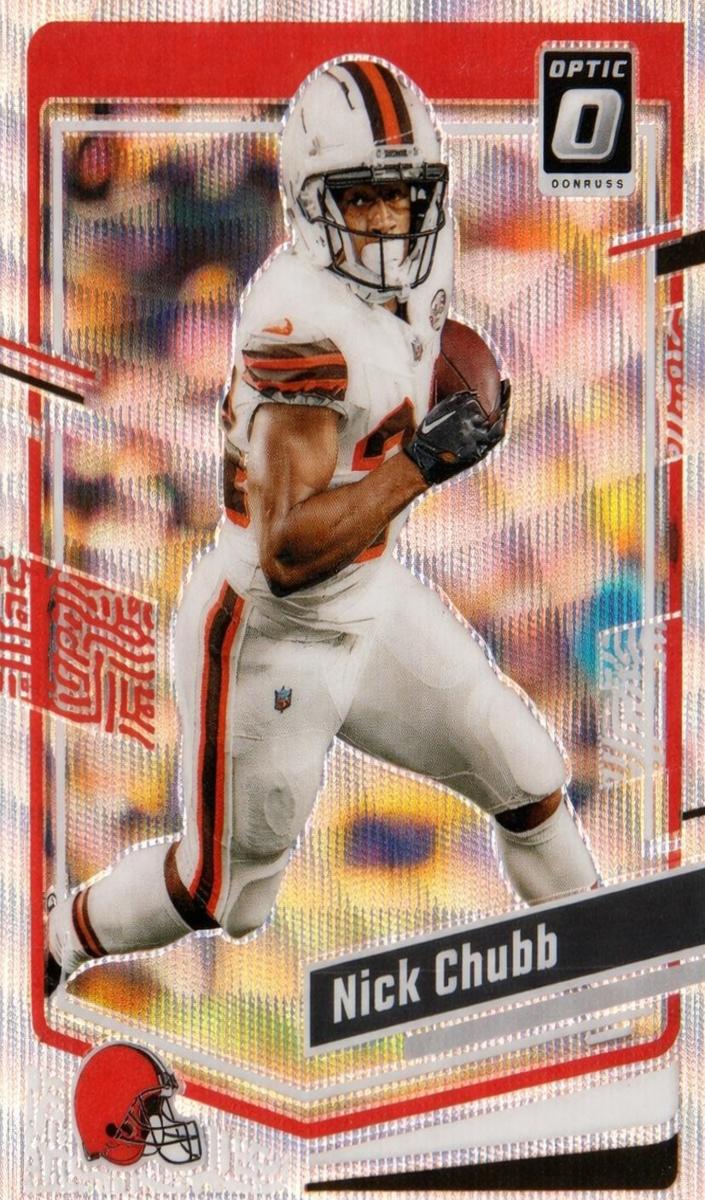 2023 Donruss Optic Football Wave Nick Chubb #200