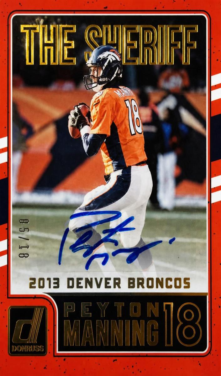 2016 Panini Donruss Football Peyton Manning #4