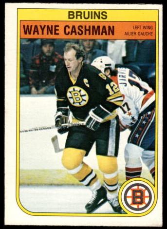 1982 O-Pee-Chee Hockey Wayne Cashman #8