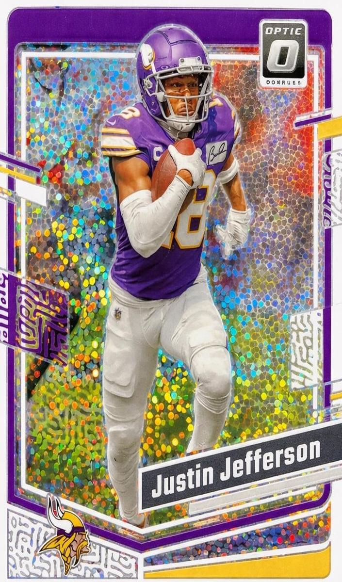2023 Donruss Optic Football White Sparkle Justin Jefferson #125