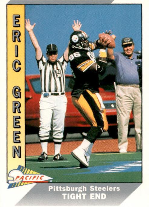 1991 Pacific Football Eric Green #422