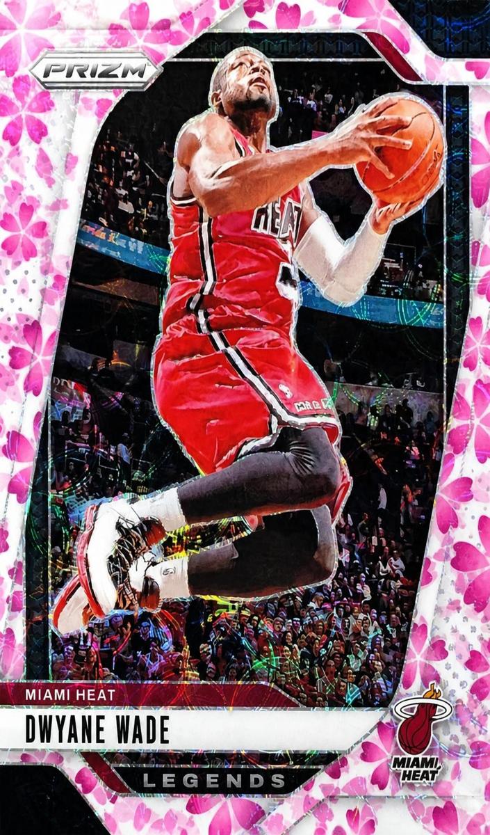 2024 Panini Prizm Basketball Choice Cherry Blossom Dwyane Wade #276 PSA 9