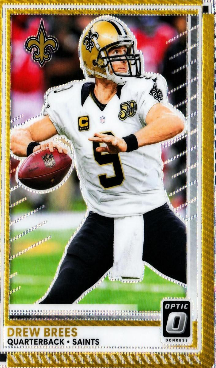 2025 Donruss Optic Football Wave Drew Brees #190