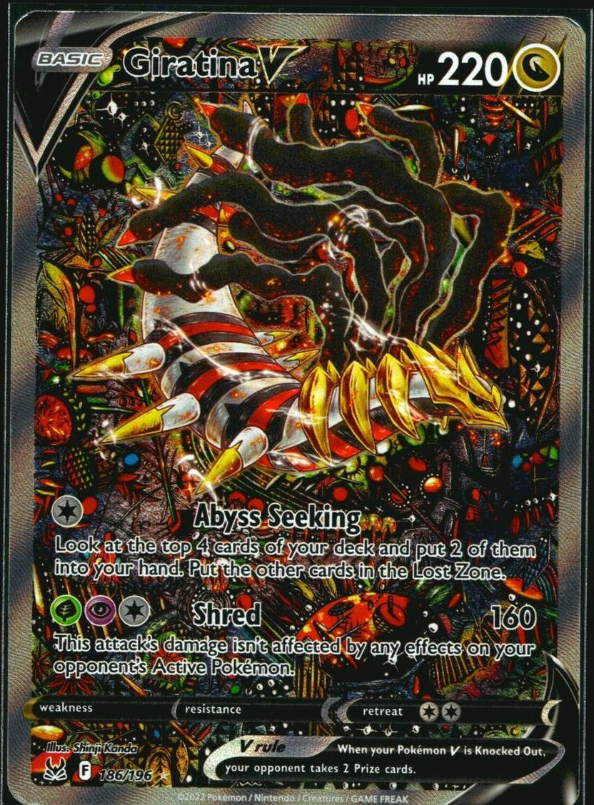2022 Pokemon Lost Origin Full Art Giratina #186