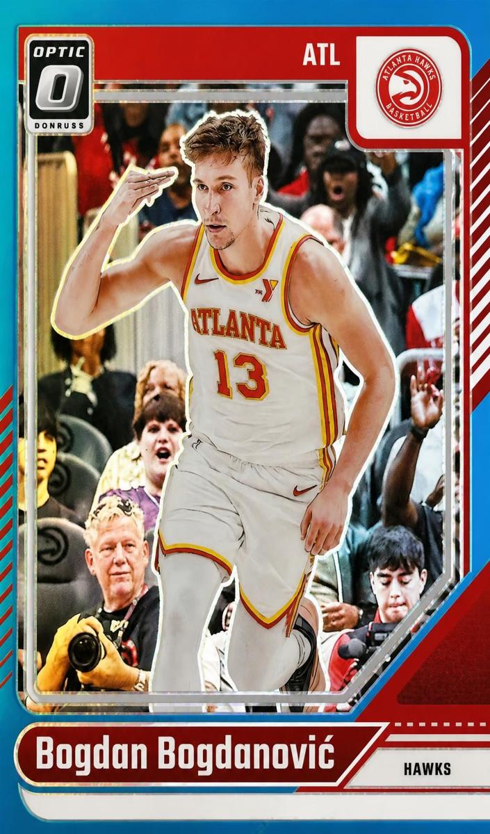 2024 Donruss Optic Basketball Aqua Bogdan Bogdanovic #59