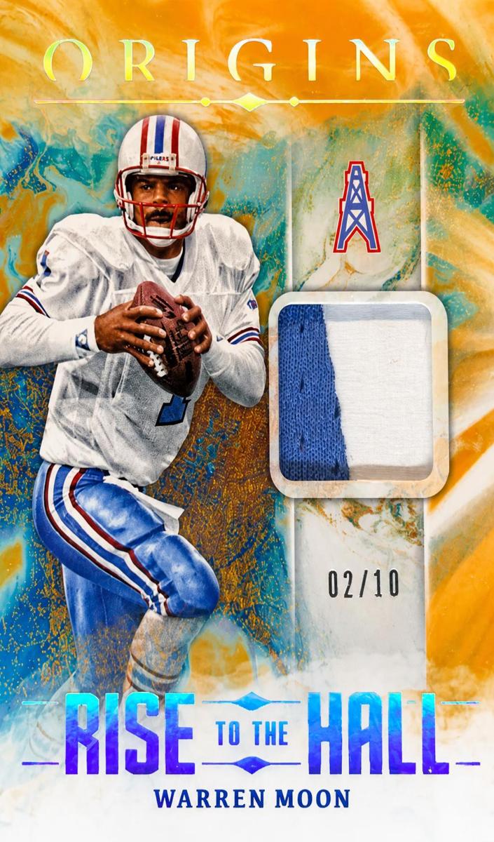 2024 Panini Origins Football Gold Warren Moon #RTH-WMO