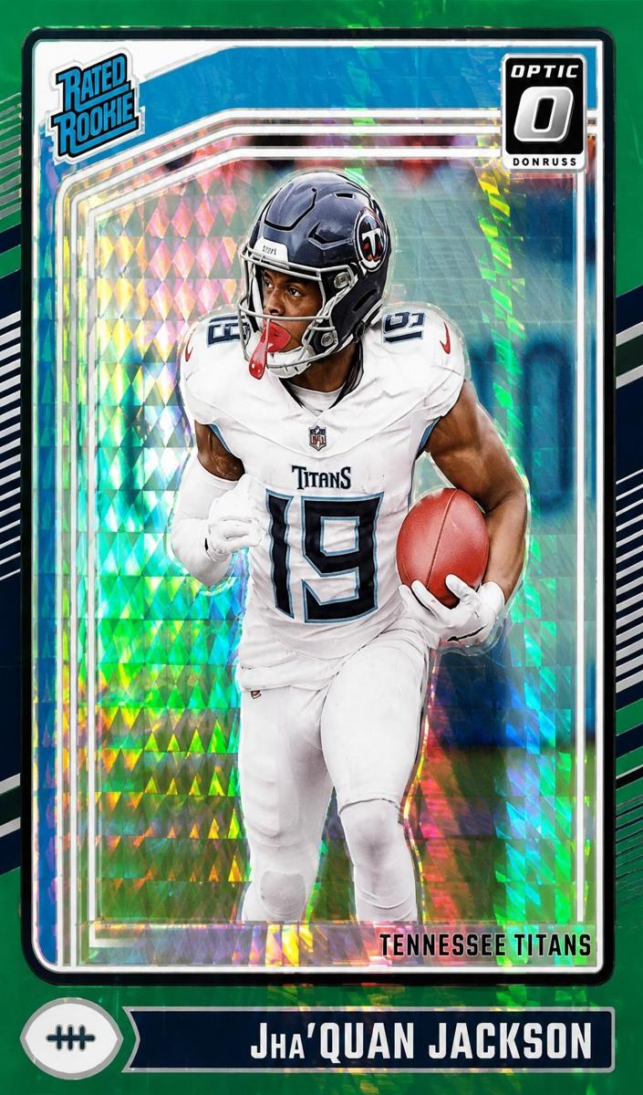 2024 Donruss Optic Football Green Hyper Jha'Quan Jackson #253