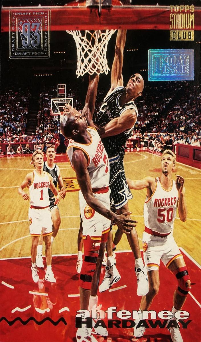 1993 Topps Stadium Club Basketball 1st Day Issue Anfernee Hardaway #308