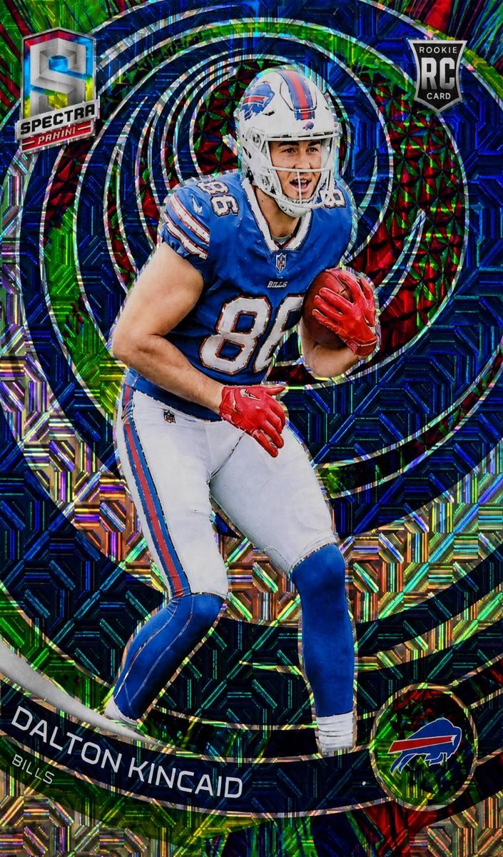 2023 Panini Spectra Football Meta Dalton Kincaid #131 PSA 9