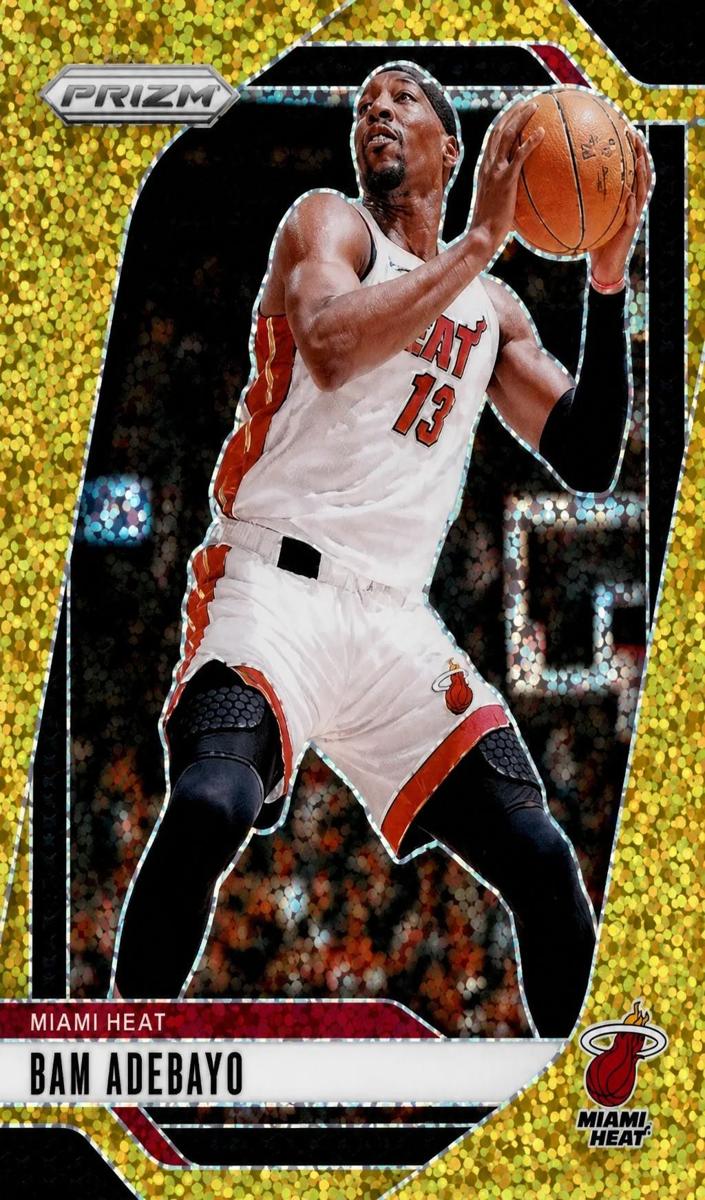 2024 Panini Prizm Basketball Gold Sparkle Bam Adebayo #97