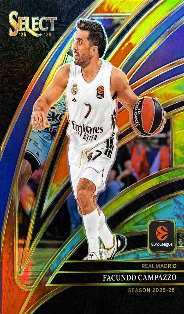 2025 Panini Select EuroLeague Basketball Tie-Dye Facundo Campazzo #279