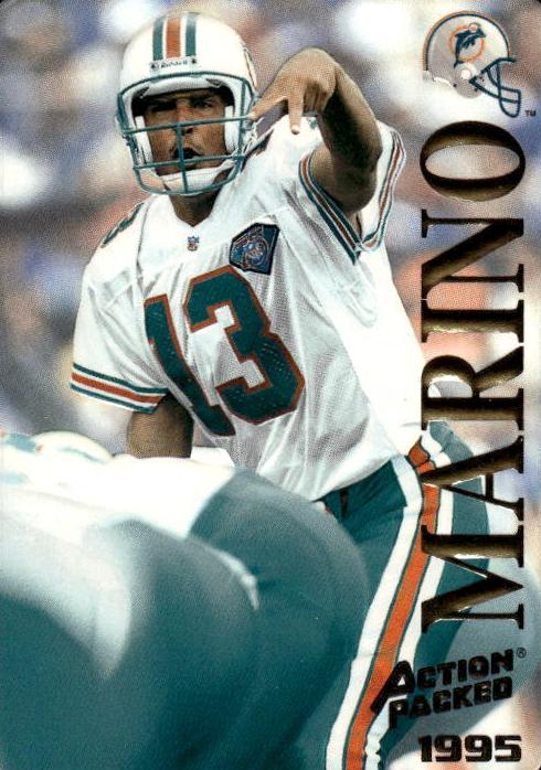 1995 Action Packed Football Dan Marino #21 PSA 10