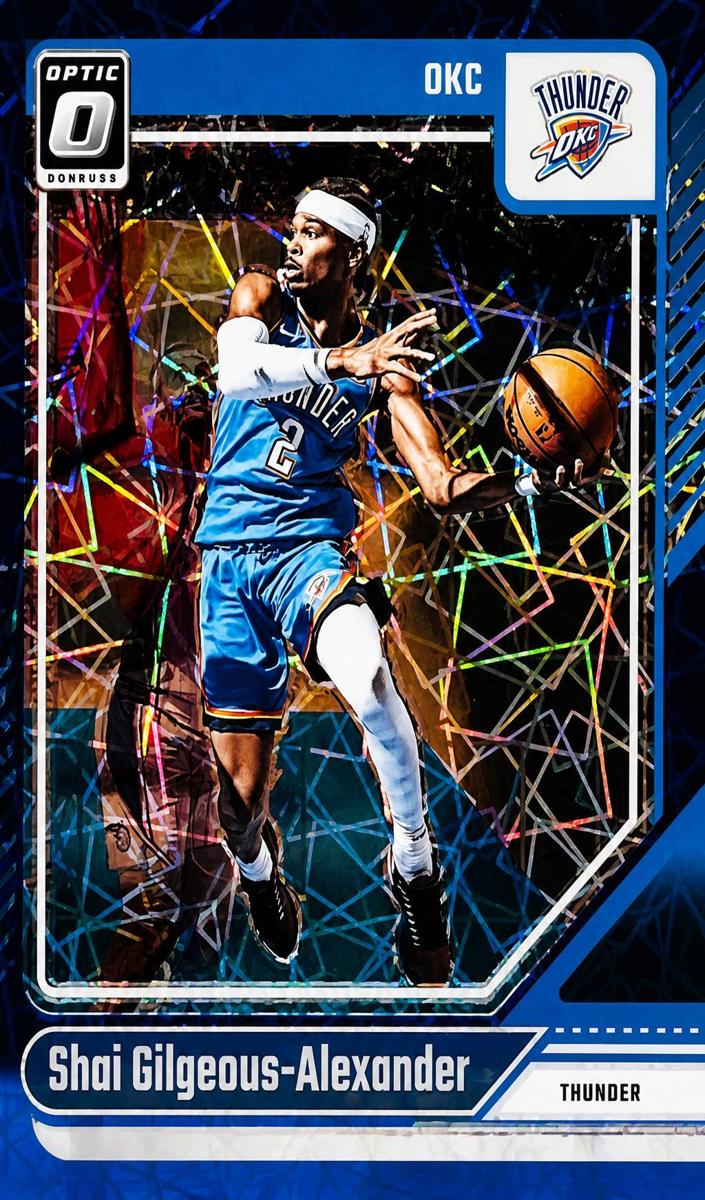 2024 Donruss Optic Basketball Blue Velocity Shai Gilgeous-Alexander #127