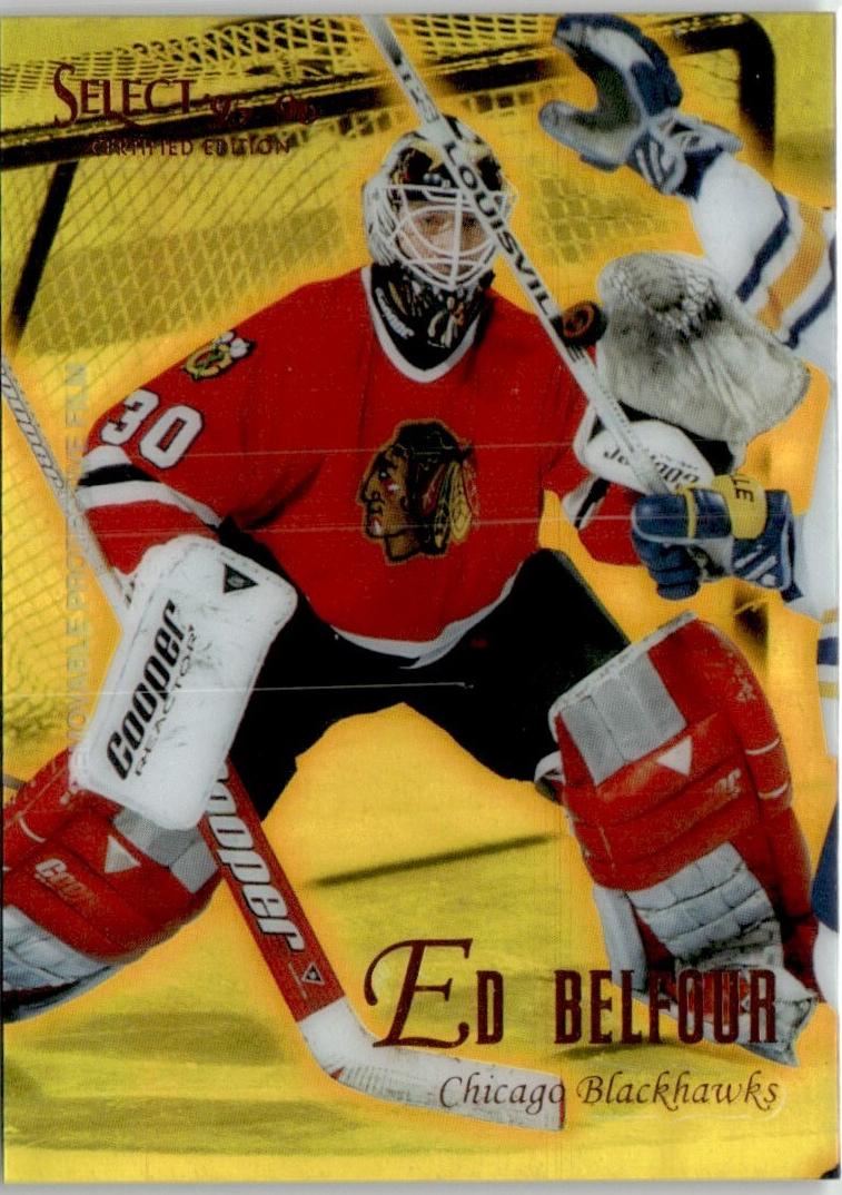 1995 Select Certified Hockey Mirror Gold Ed Belfour #93