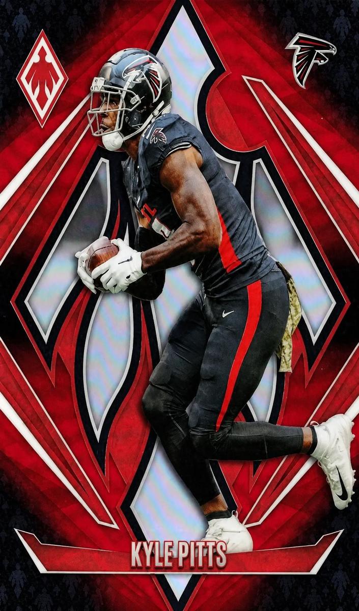 2024 Panini Phoenix Football Red Fade Kyle Pitts #99