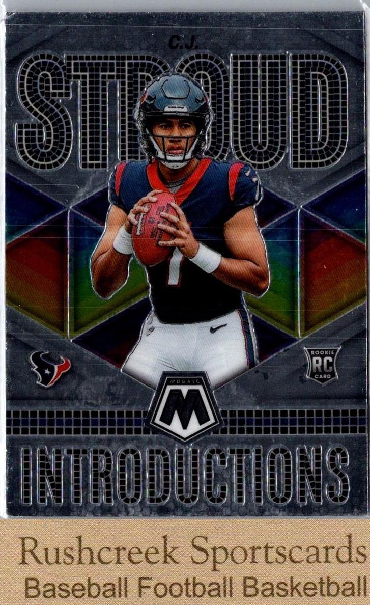 2023 Panini Mosaic Football C.J. Stroud #I-2 PSA 9