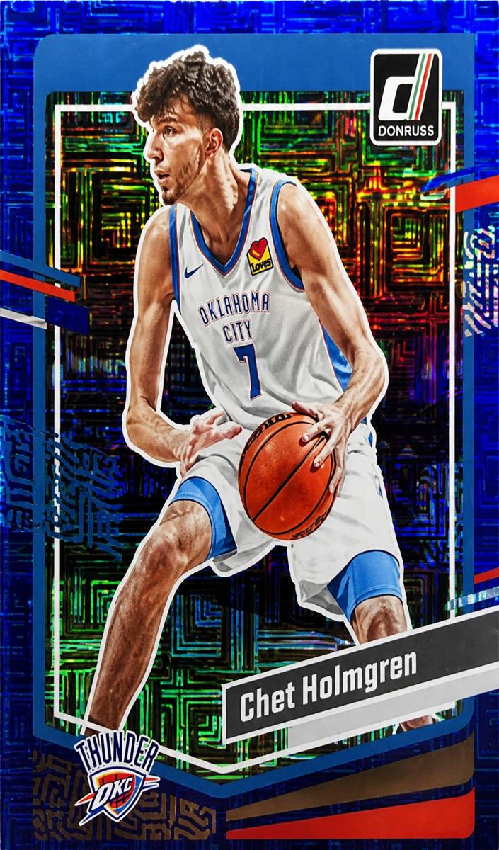 2023 Panini Donruss Basketball Choice Blue Chet Holmgren #123