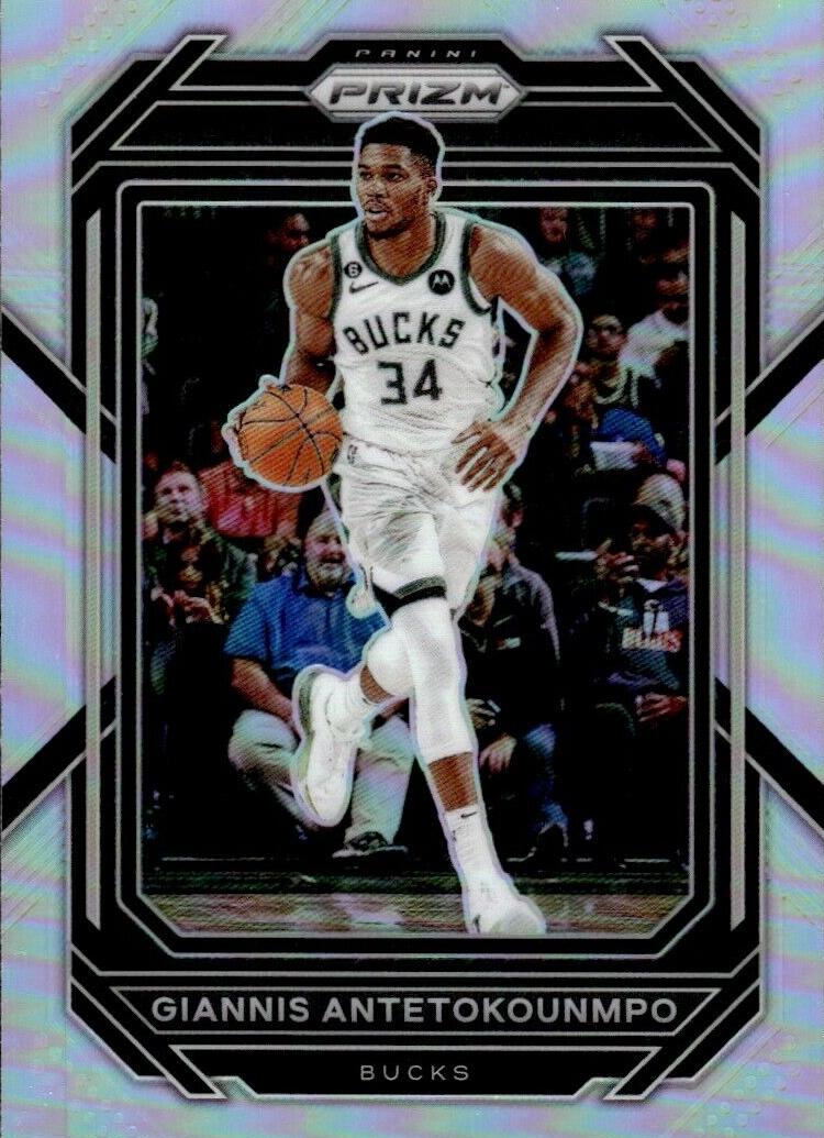 2022 Panini Prizm Basketball Silver Prizm Giannis Antetokounmpo #96 PSA 10