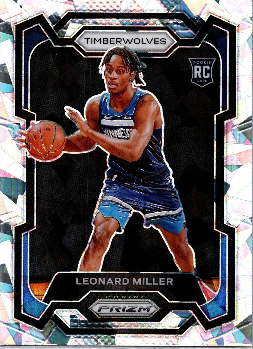 2023 Panini Prizm Basketball Ice Leonard Miller #155 PSA 10