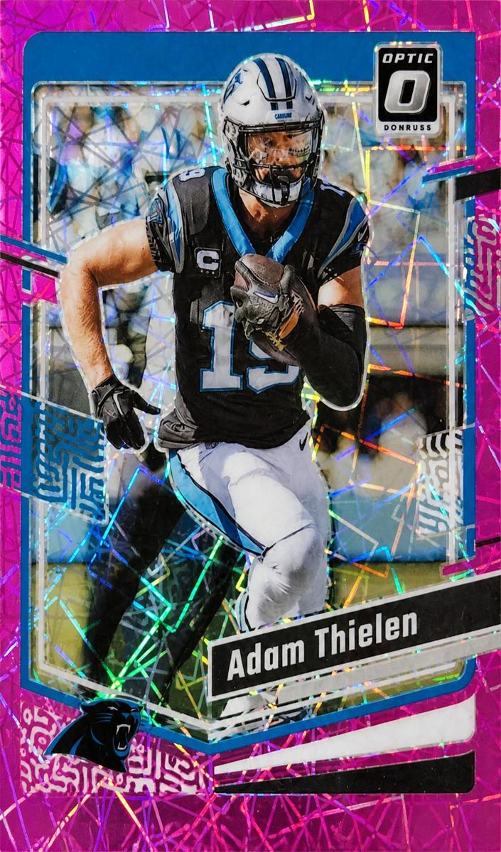 2023 Donruss Optic Football Pink Velocity Adam Thielen #25