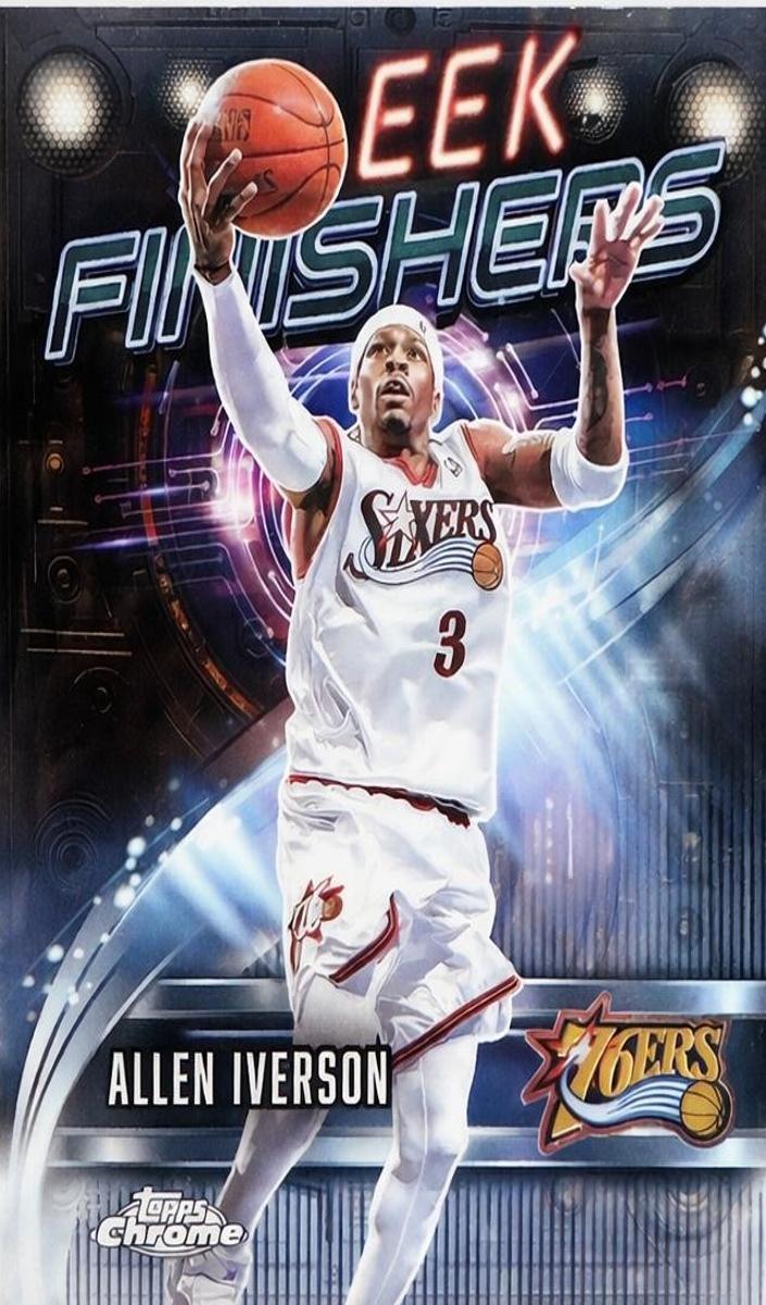 2025 Topps Chrome Basketball Allen Iverson #SF-13