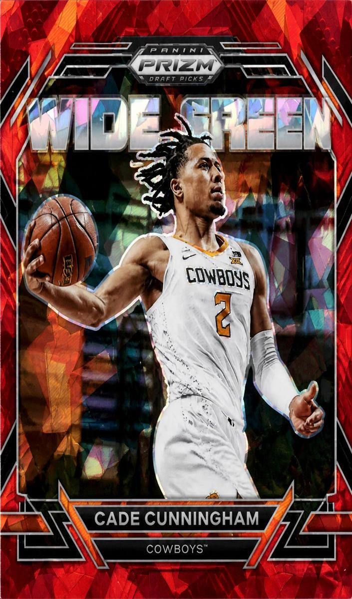 2023 Panini Prizm Draft Picks Basketball Red Ice Cade Cunningham #19