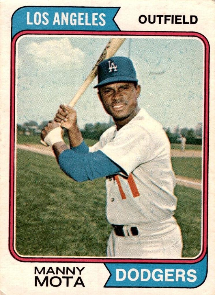 1974 O-Pee-Chee Baseball Manny Mota #368