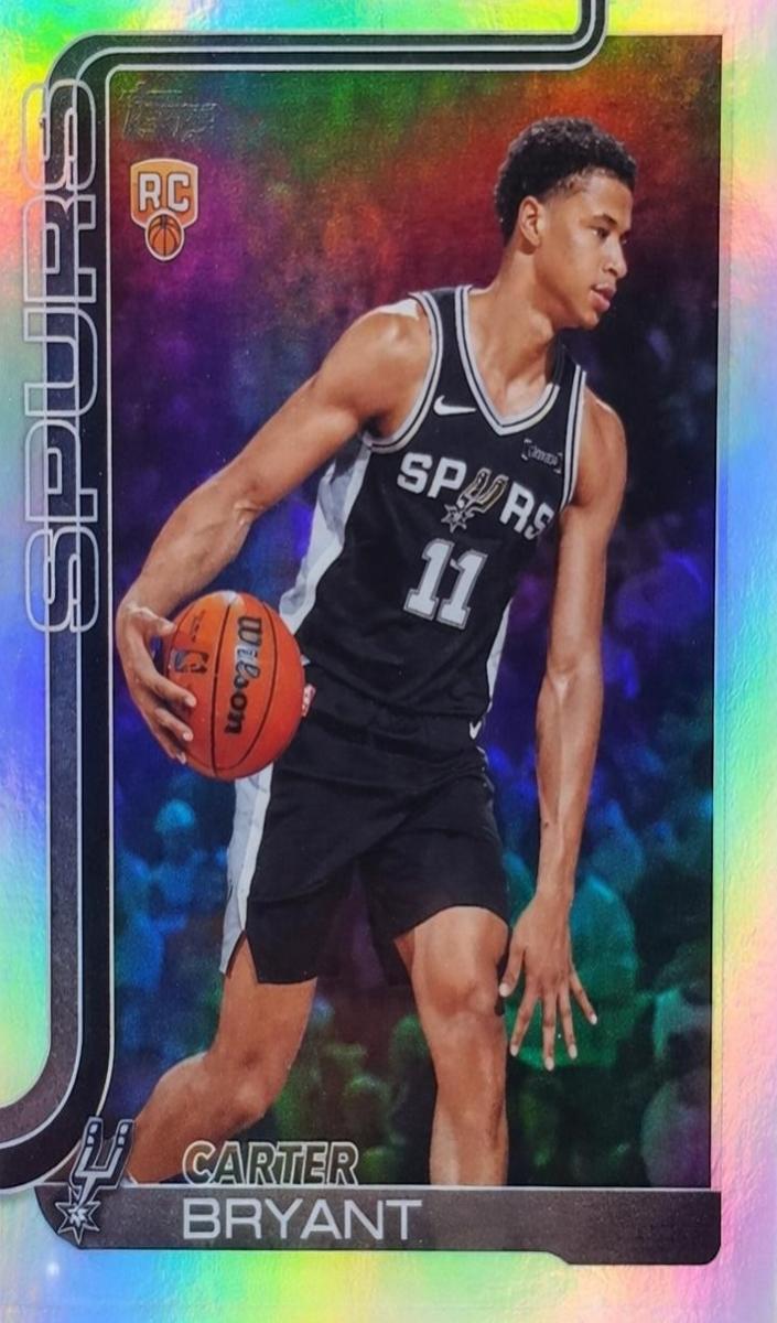 2025 Topps Basketball Rainbow Foilboard Carter Bryant #214