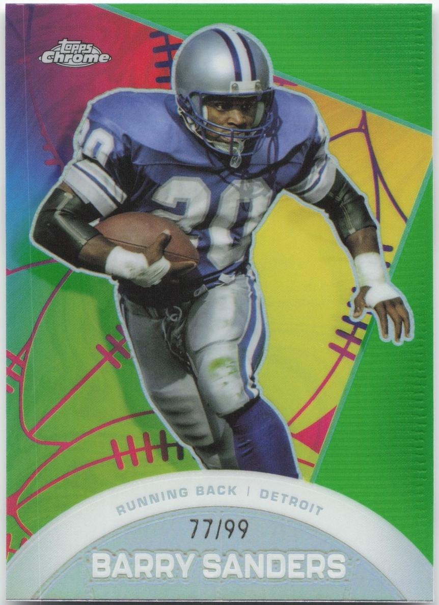 2023 Topps Composite Football Green Refractor Barry Sanders #CAE-21