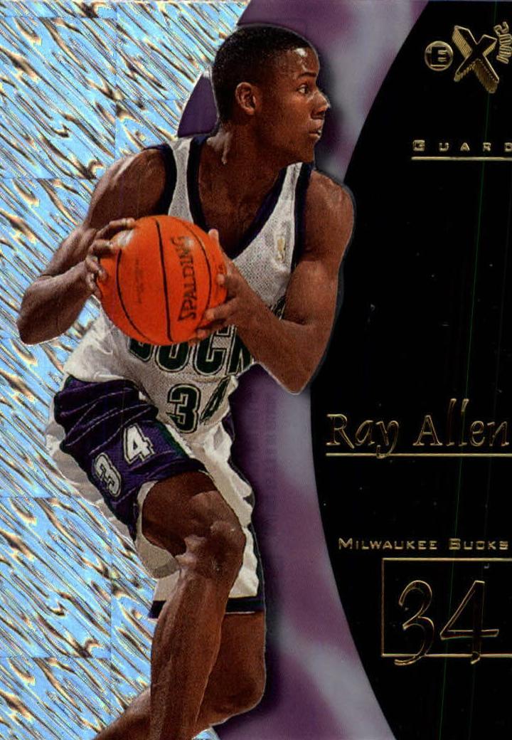 1997 Skybox E-X2001 Basketball Ray Allen #33 PSA 8