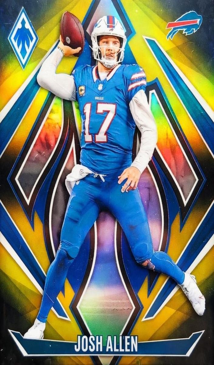 2024 Panini Phoenix Football Gold Fade Josh Allen #86 PSA 9